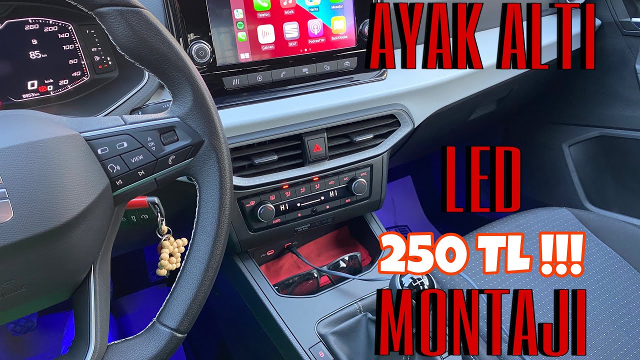 Ayak altı led nasıl takılır ? Hemde 250 tl !!!