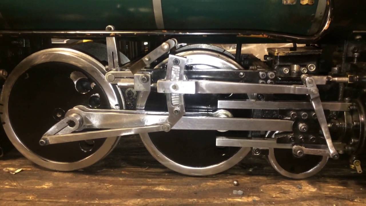 Timing Walschaert Valve Gear on a live steam locomotive