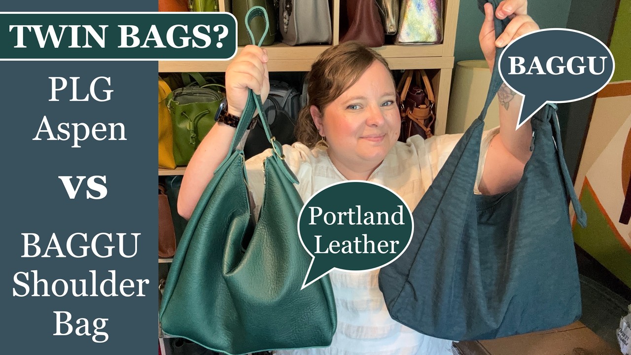 Сумка на плечо Baggu из нейлона против Portland Leather Aspen | Нейлон против кожи | Насколько вм...