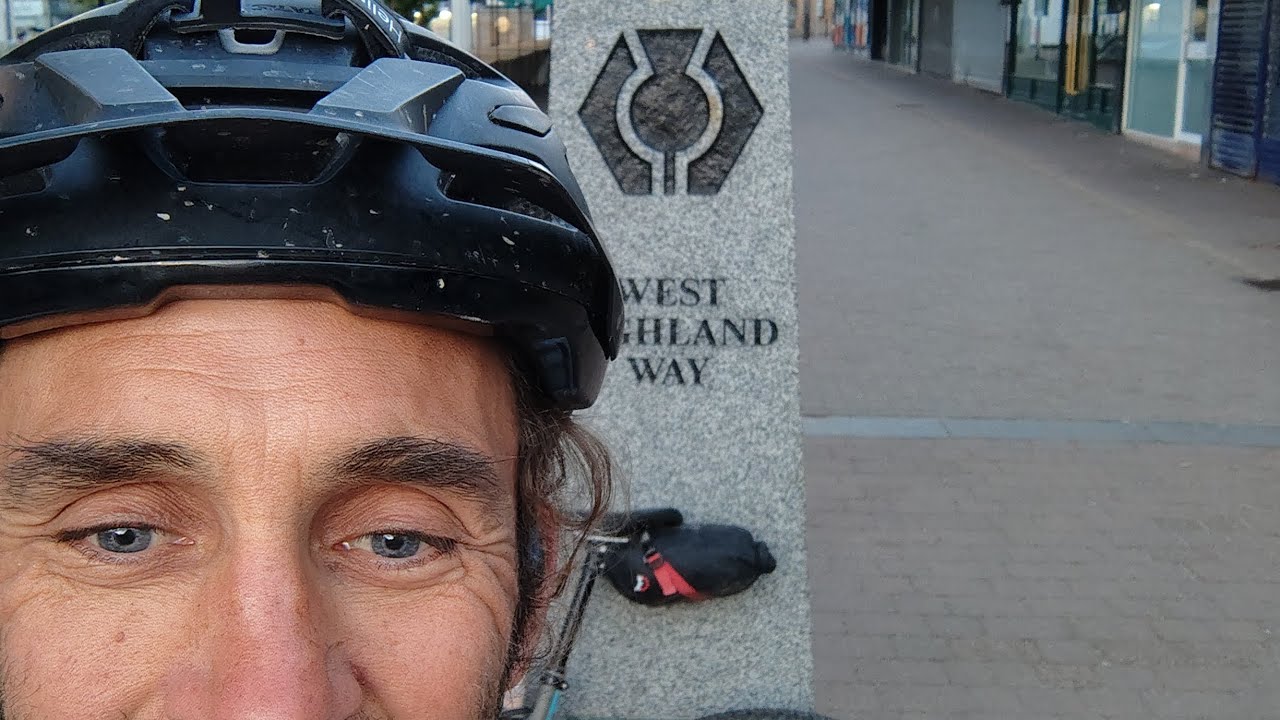 West Highland Way in a day on a bike 