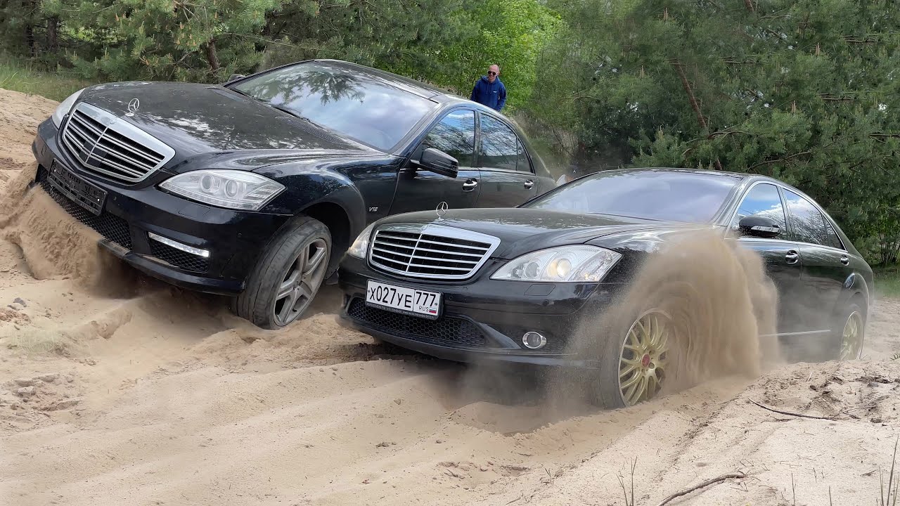 Лухари OFFROAD по пляжу на бизнес-классе. Mercedes-Benz против BMW
