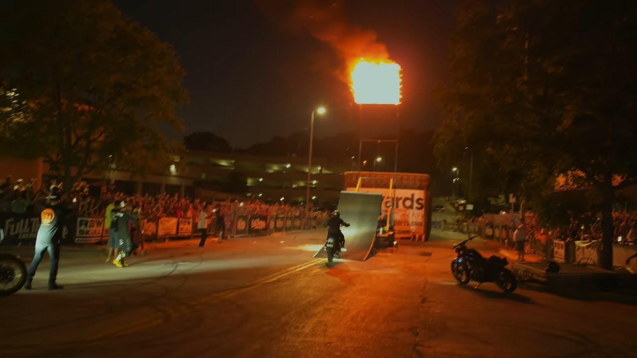 The Drifters.Co: Sending a Harley Davidson off of an FMX ramp for a world first