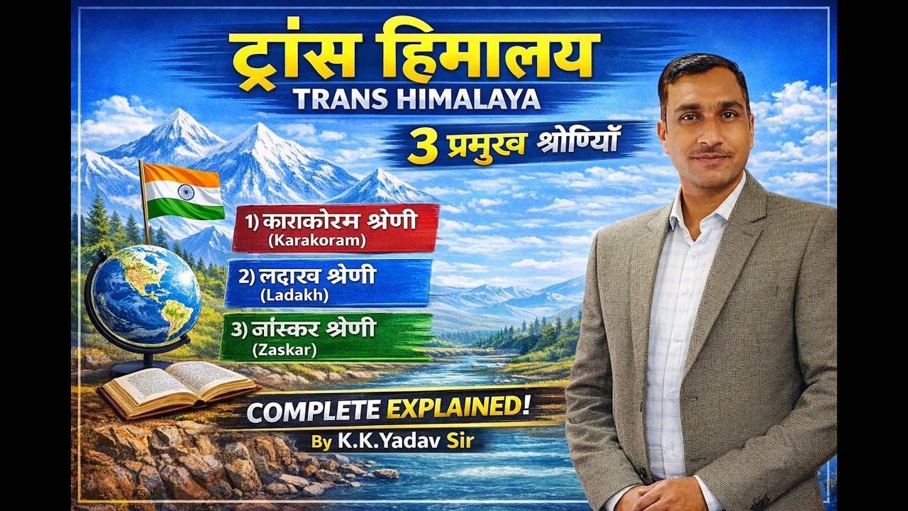 भारत के भौतिक प्रदेश (ट्रांस हिमालय )Physical Region of India ( Trans Himalaya)