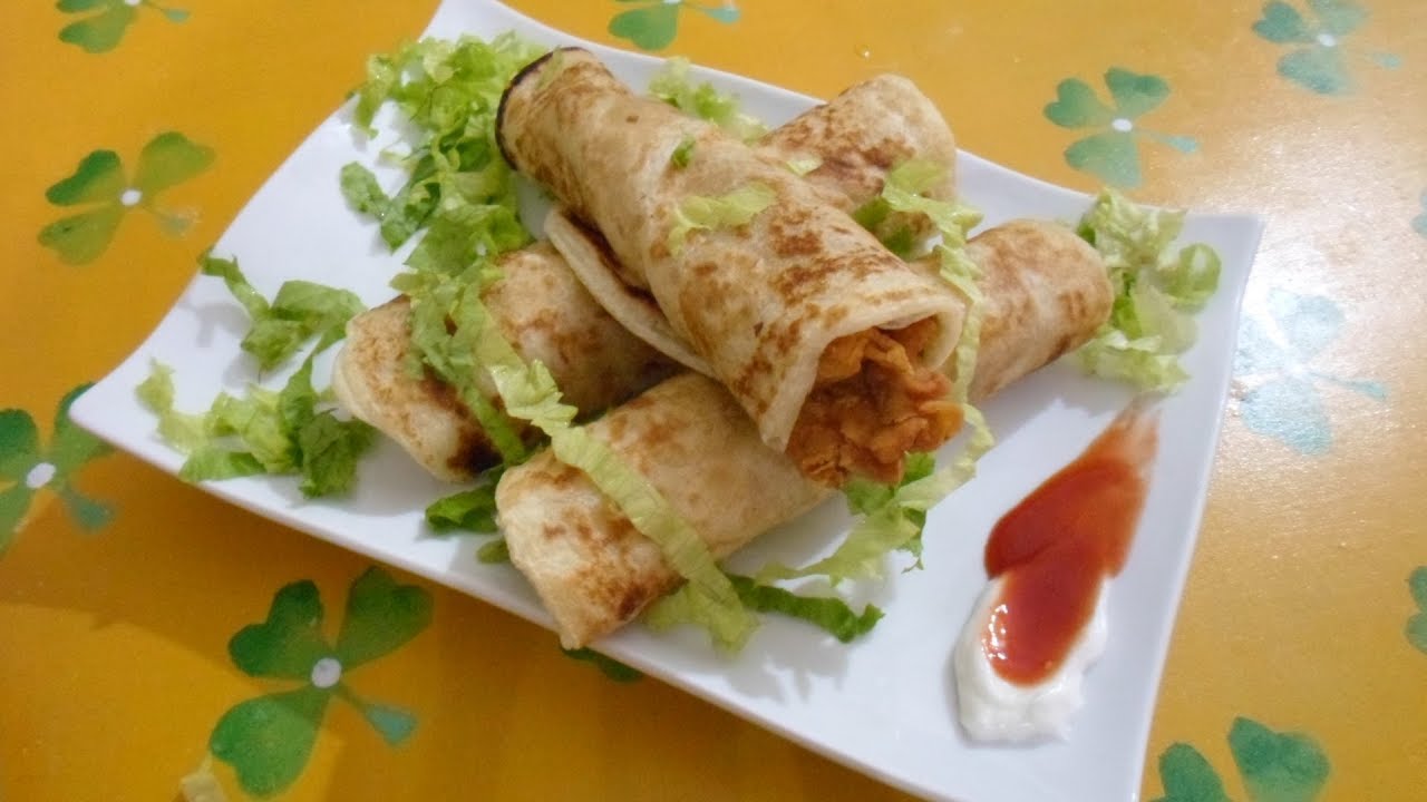 Crispy chicken wraps | How to make crispy chicken wraps at home|chicken roll