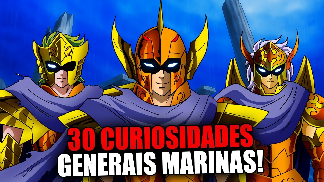 30 MIST&Eacute;RIOS que s&oacute; EXISTEM no MANG&Aacute; dos GENERAIS MARINAS em CAVALEIROS do ZOD&Iacute;ACO! Saint Seiya