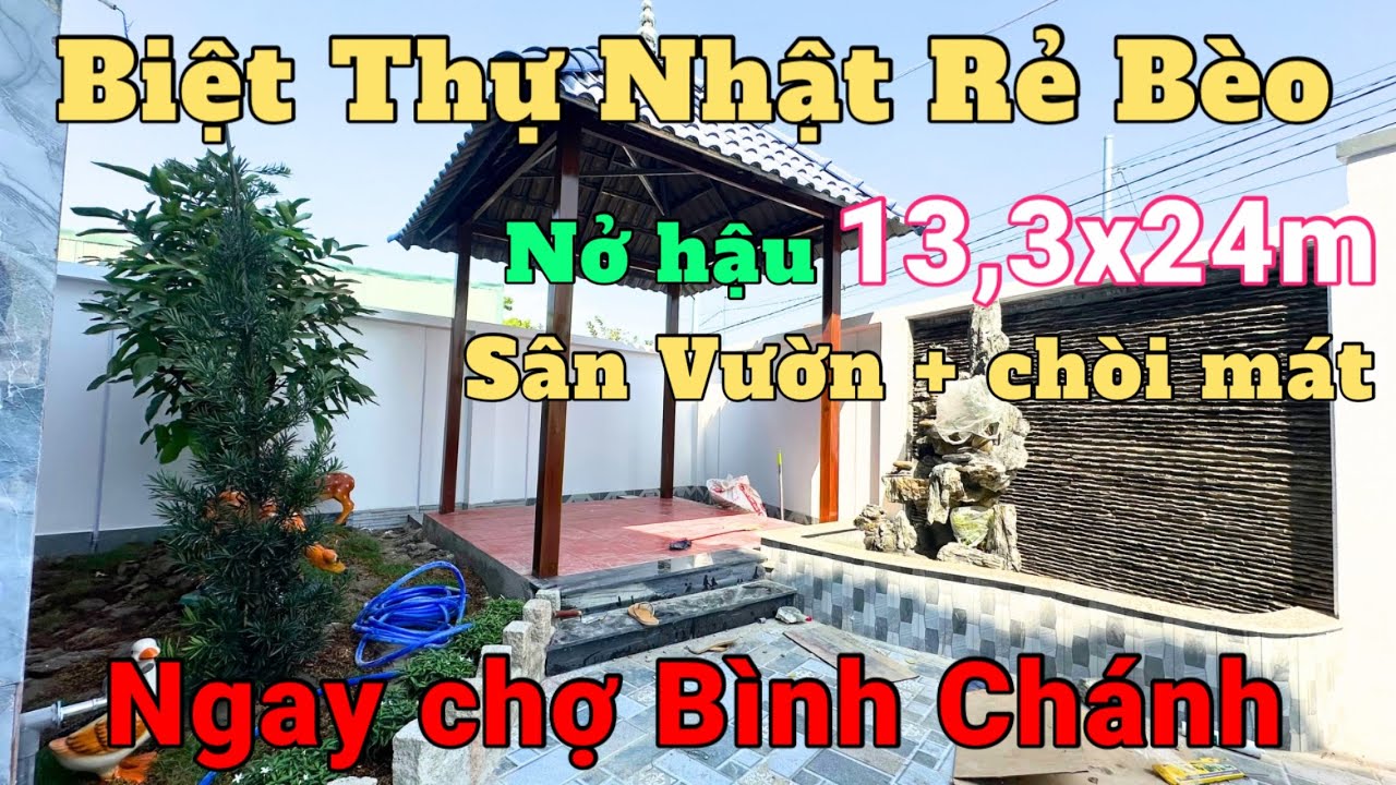 Tâm Tư Bán Gấp Nhà Sân Vườn Rẻ Ngỡ Ngàng Nở Hậu 13x24m Nghỉ Dưỡng Đẹp Ngất Ngây Sổ Hồng Riêng