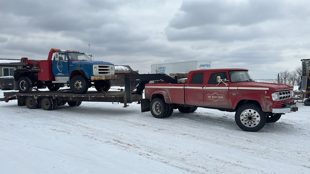 Parked for 30 years Power Wagon Tow Truck@Brokeandtwistedgarage new toy