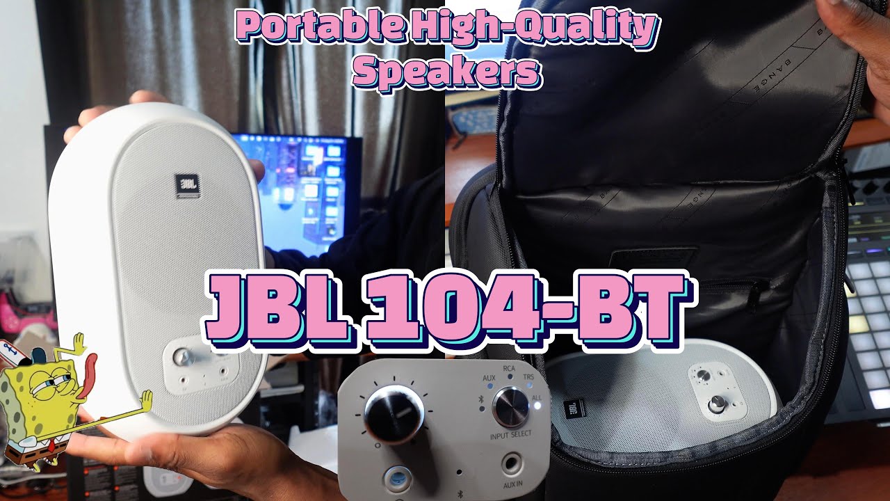 Портативные акустические мониторы! JBL 104-BT. ОТЛИЧНЫЙ ЗВУК.