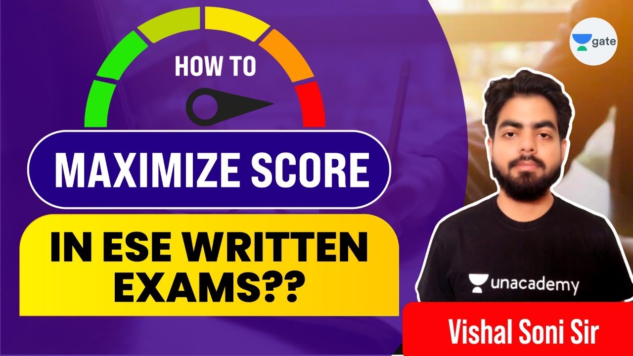 How to Maximize Score in ESE Written Exams??  | Preparation Strategy | 