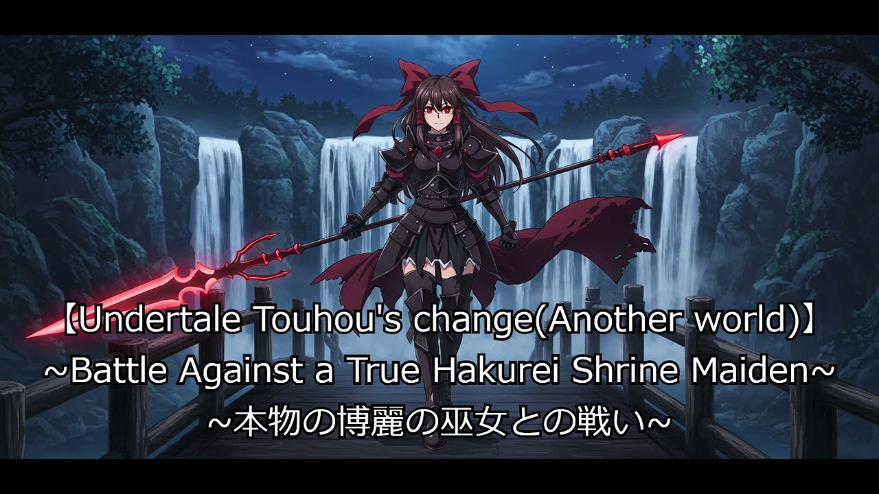 【Undertale Touhou's change(Another world)】Battle Against a True Hakurei Shrine Maiden/本物の博麗の巫女との戦い