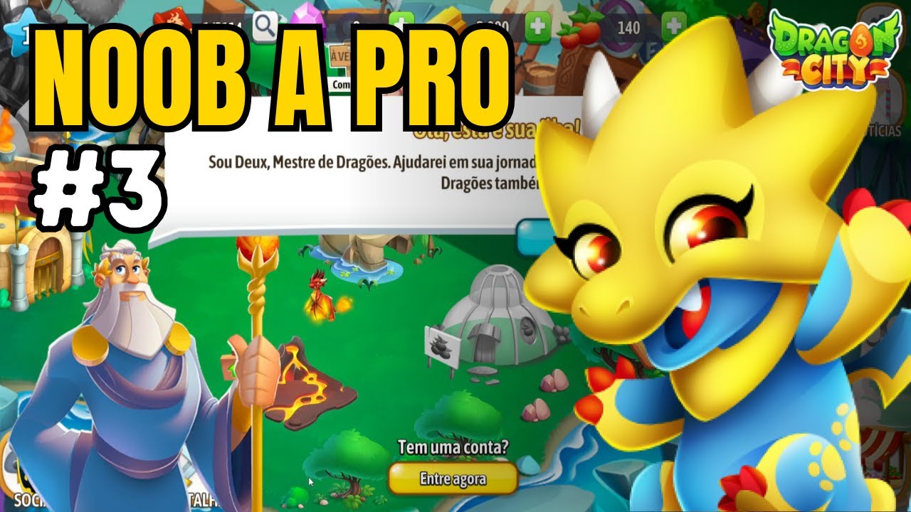 DE NOOB A PRO #3 Decidimos Não Gastar Dinheiro na Serie - Dragon City