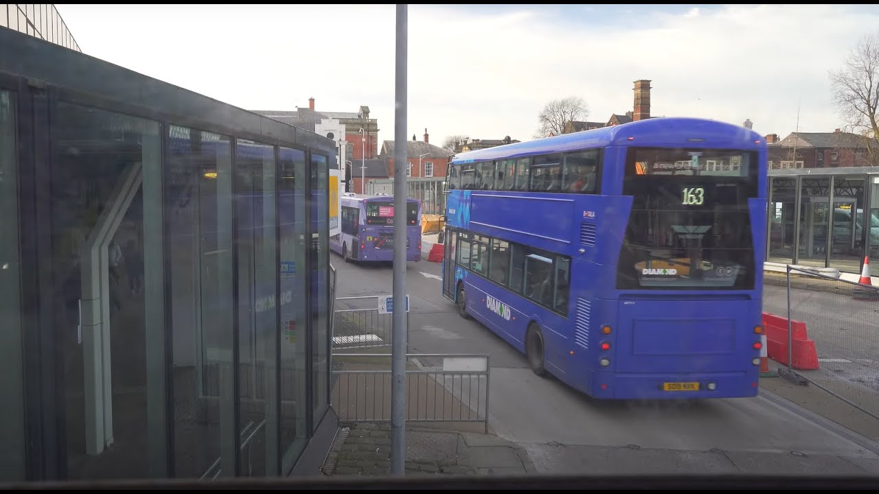 United Kingdom, Manchester, double decker bus 135 ride from Bury to Piccadilly Gardens ( 2 of 2 )