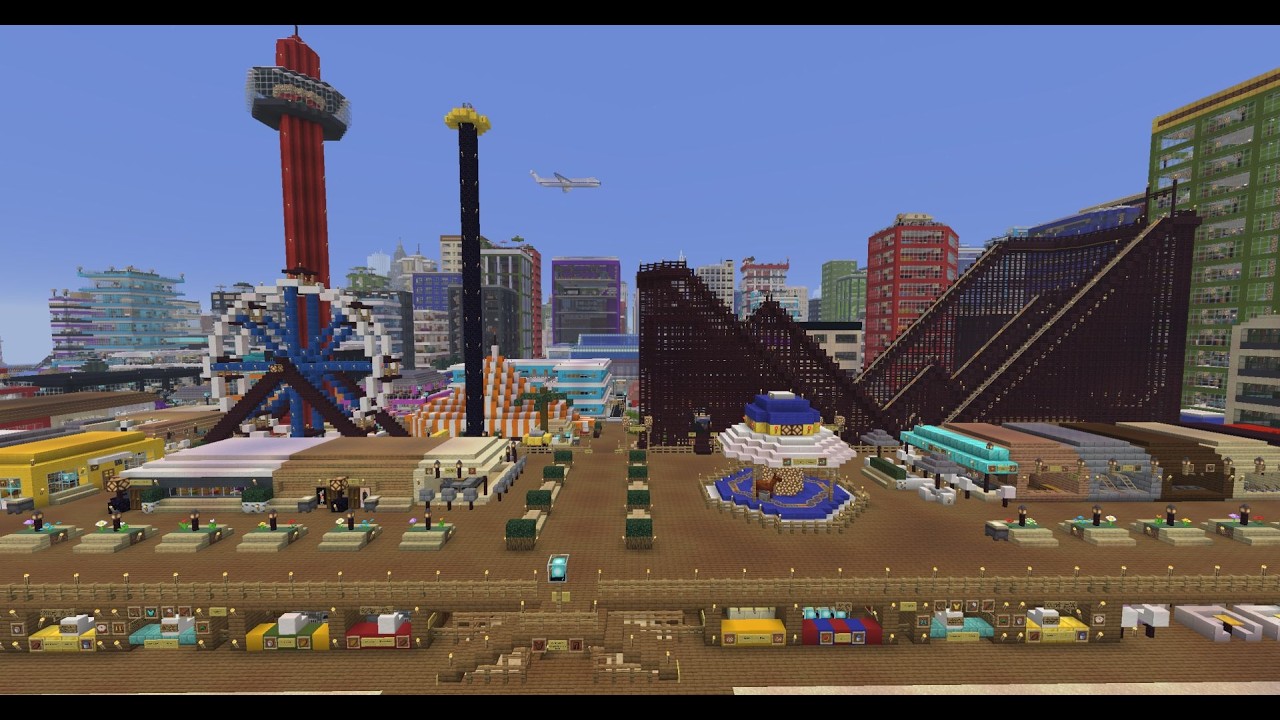 Minecraft City - Coney Island Beach Boardwalk