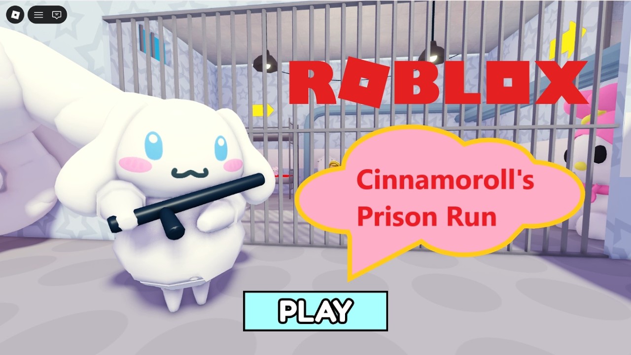 Roblox Gameplay Walkthrough🐣 Cinnamoroll's Prison Run (OBBY)#gamres #youtubevideo