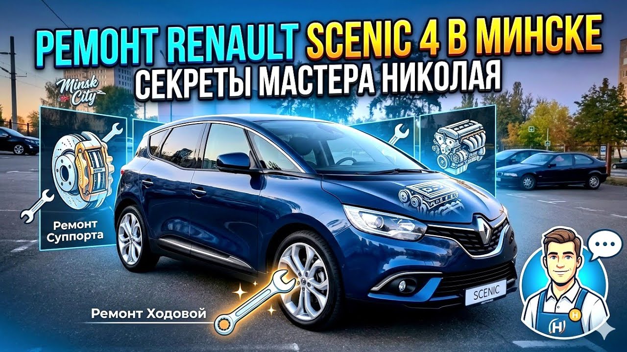 Из Европы на Ремонт к Николаю Renault