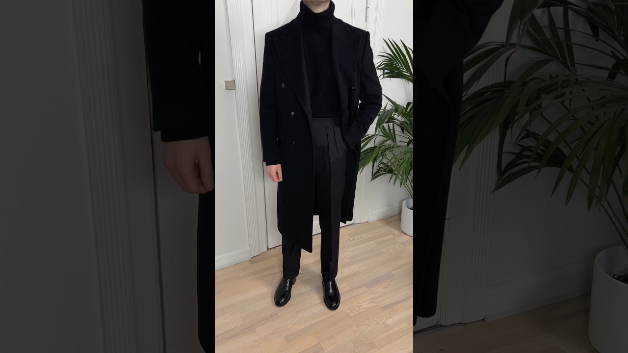 All Black Outfit 🕶️ #menswear #mensstyle #mensfashion #allblackoutfit #oldmoneystyle #danishstyle