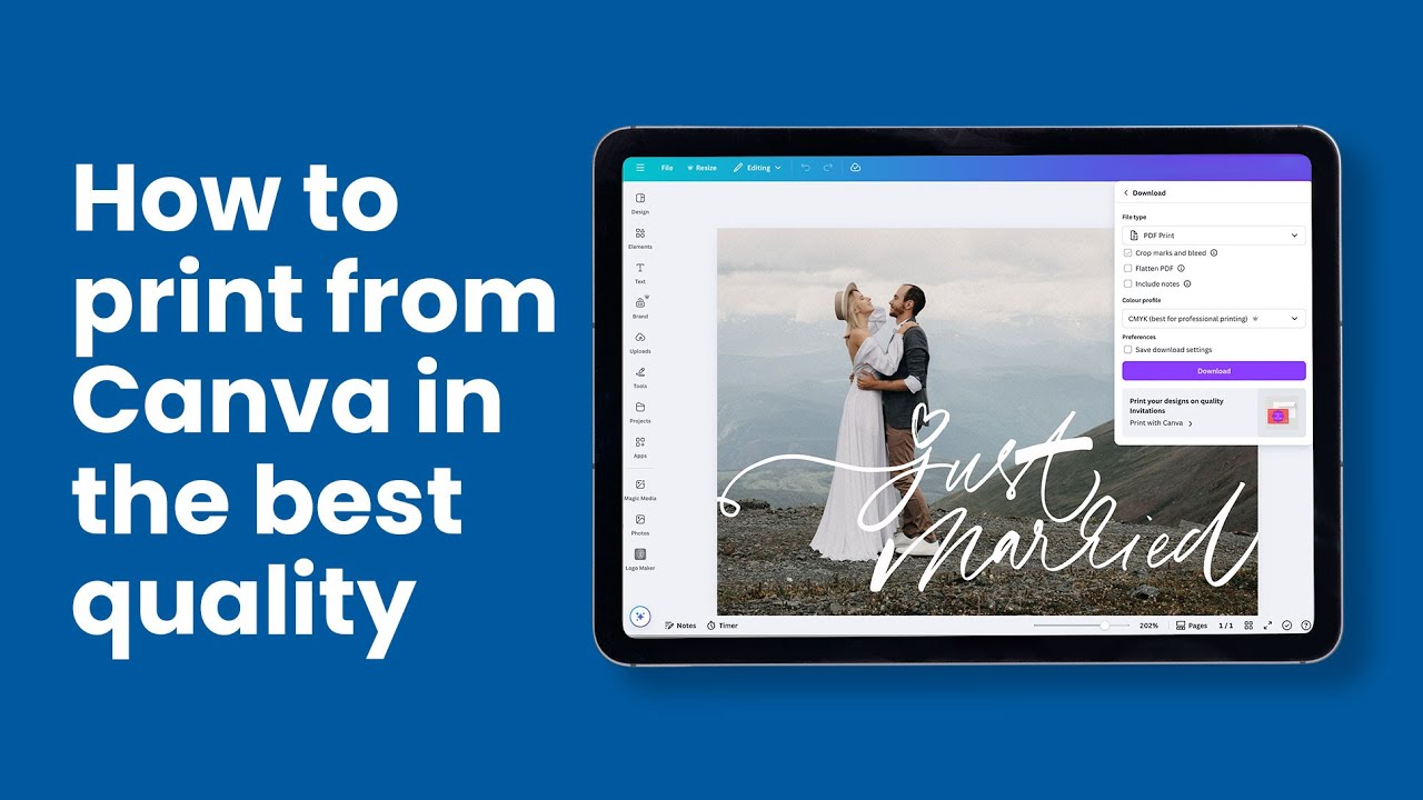 How to Export Canva Designs for High Quality Print