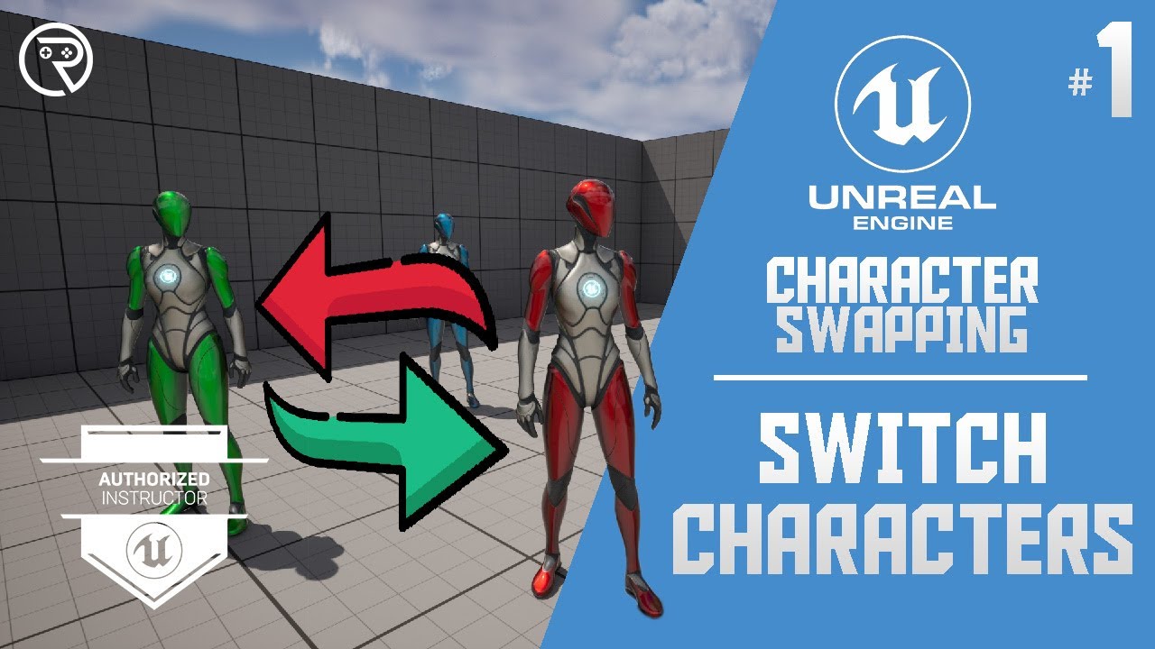 Unreal Engine 5 Tutorial -  Character Switching Part 1: Swapping Characters