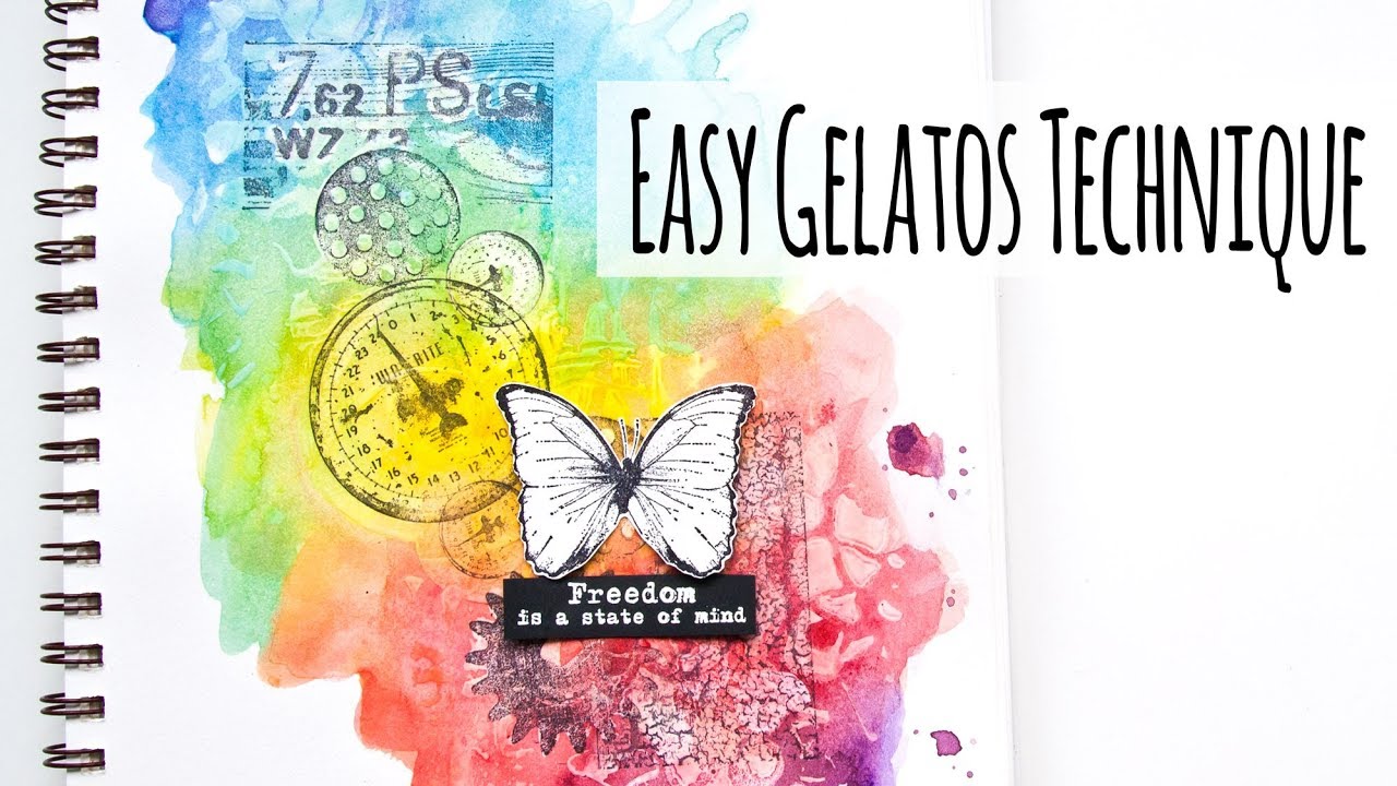 Easy Gelatos Technique For Adding Color And Texture