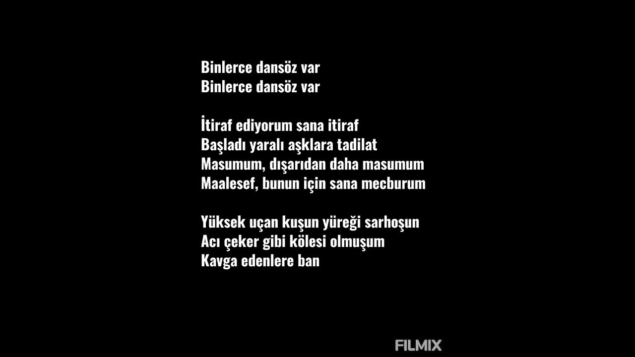 Serdar Orta&ccedil;- Dans&ouml;z(lyrics)