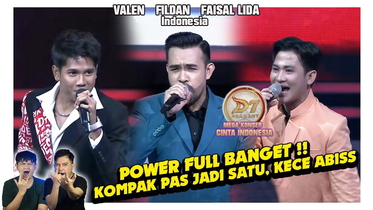 Powerful banget ! Fildan, Valen, & Faisal Indonesia. Keren kece abis