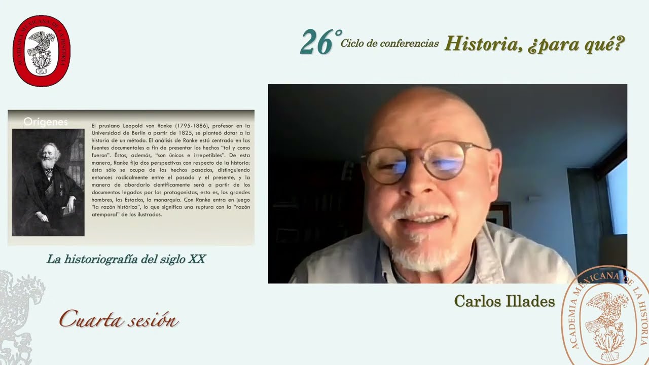 AMH EN VIVO / La historiografía del siglo XX; con el Dr. Carlos Illades