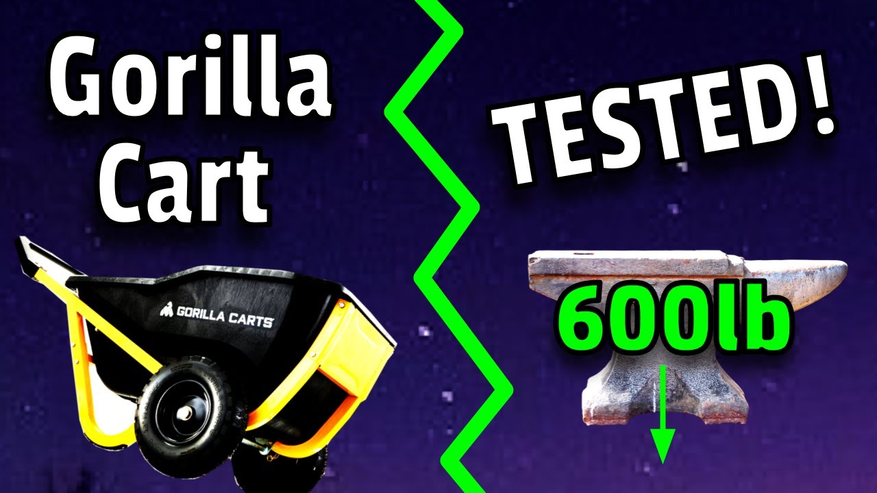TESTED! Gorilla Wheelbarrow- Better than Gorilla Dump Cart?
