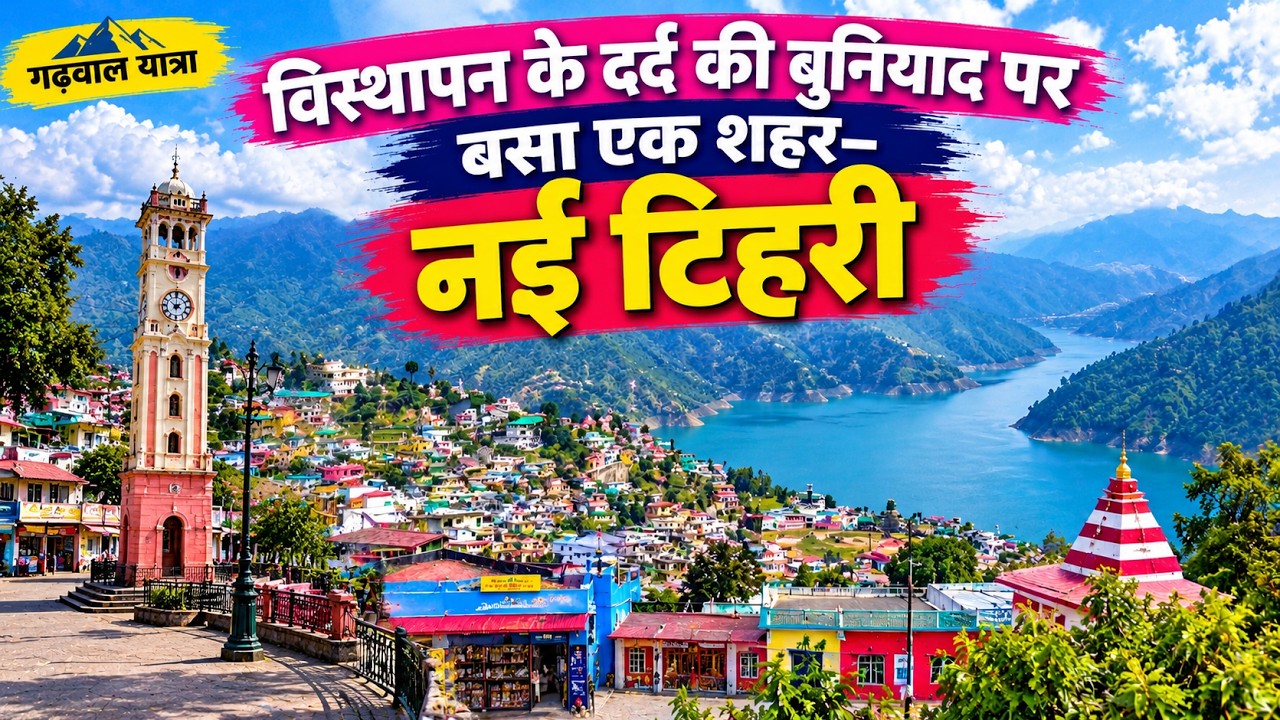 विस्थापन के दर्द की बुनियाद पर बसा एक शहर - नई टिहरी#newtehri #gadhwal #uttrakhnd 