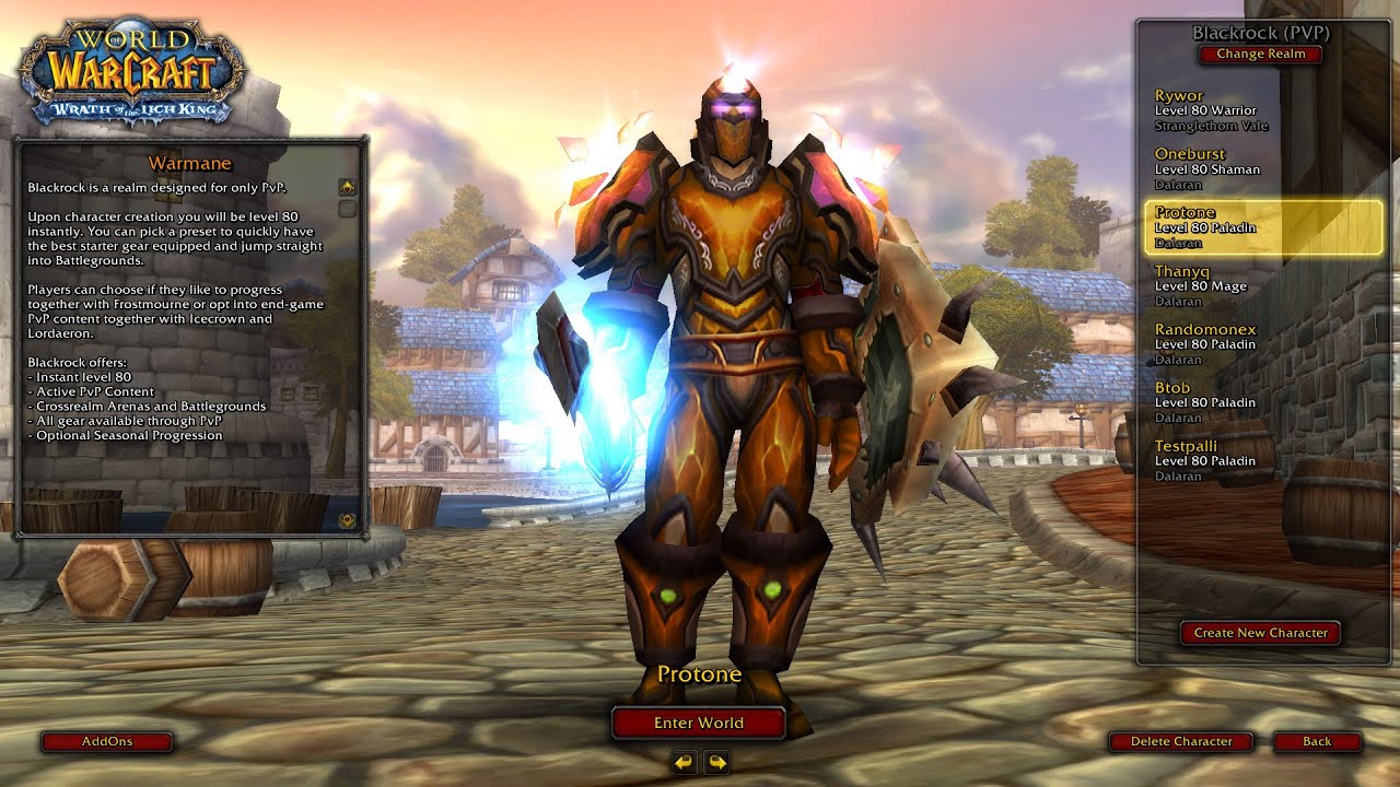 Prot pala+Disc Priest 2s(Warmane/Blackrock)