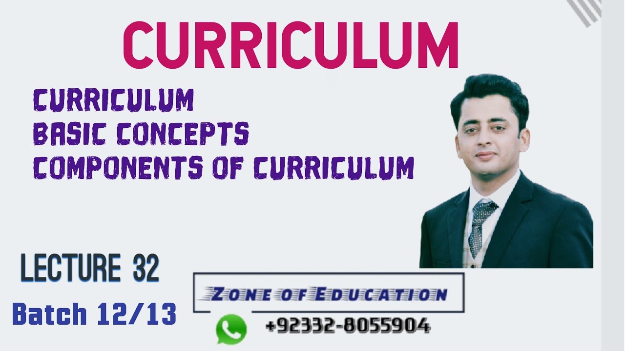 Lec 32 B12 Curriculum, component of Curriculum, features of curriculum,
