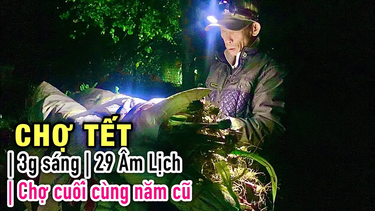 @LangChaiMyQuang | CHỢ TẾT 3h sáng 29 Âm Lịch | Chợ cuối cùng của năm cũ.