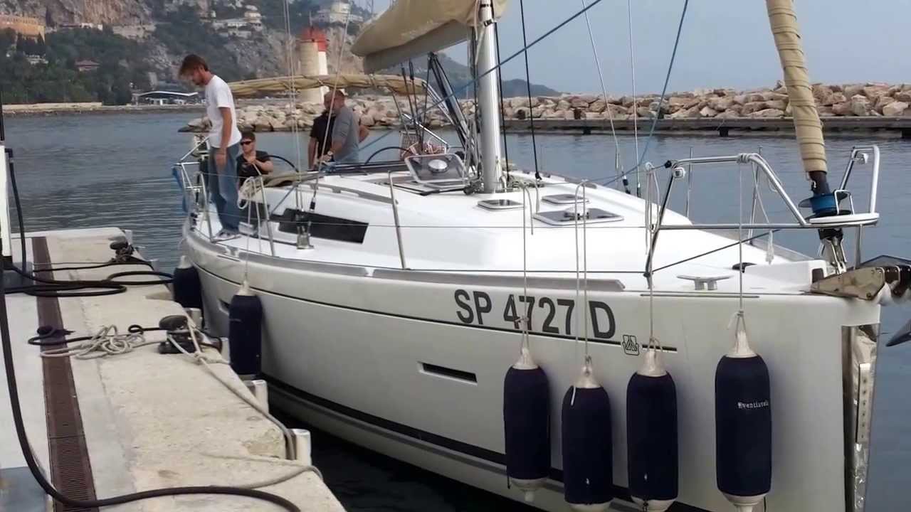 Ormeggio all' inglese e disormeggio di prua con una cima come spring