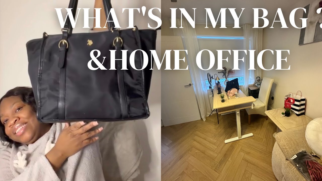What’s in my workbag 2026 & Home office setup #workbag #officedesk #wfh#wfhsetup#officebag 