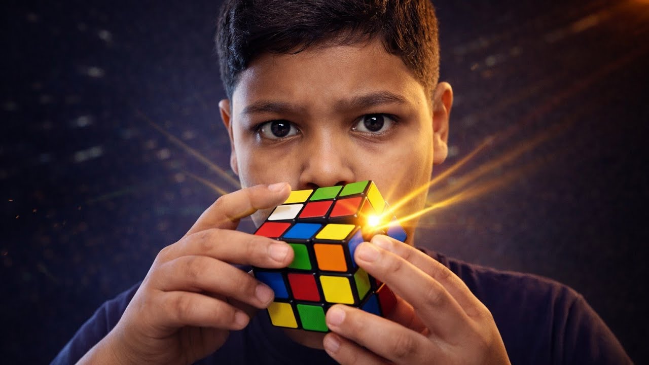 Solving a Rubik’s Cube 🔥| With Anush | Anurag and Anush Show 