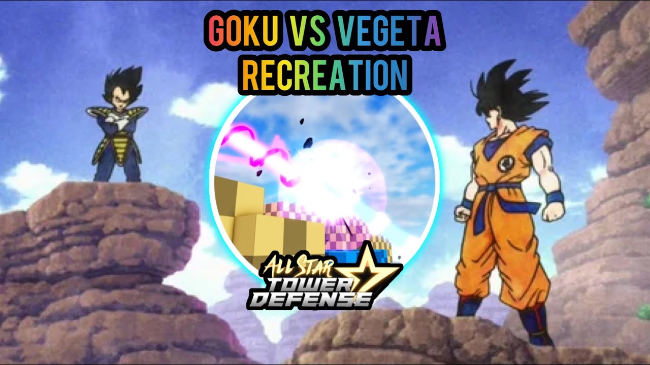 Goku VS Vegeta in Roblox - ASTD