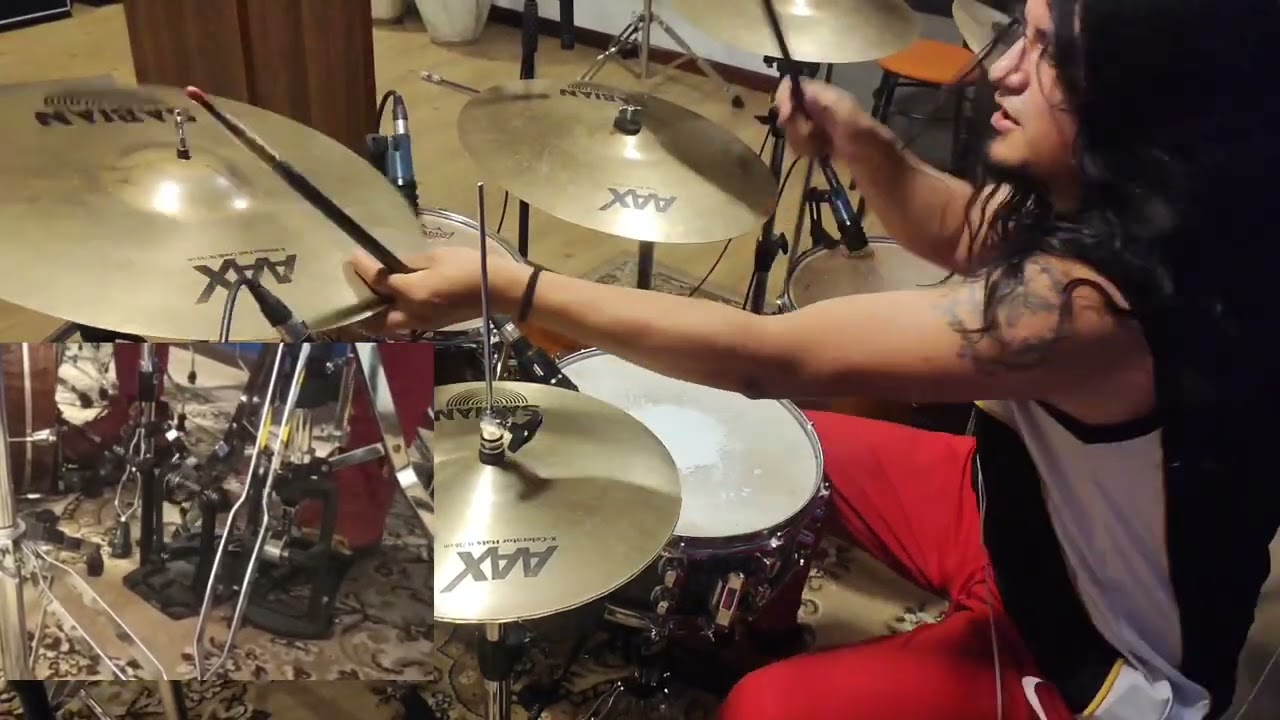 drums cover, legend maker por Hermes Camilo Castro J.