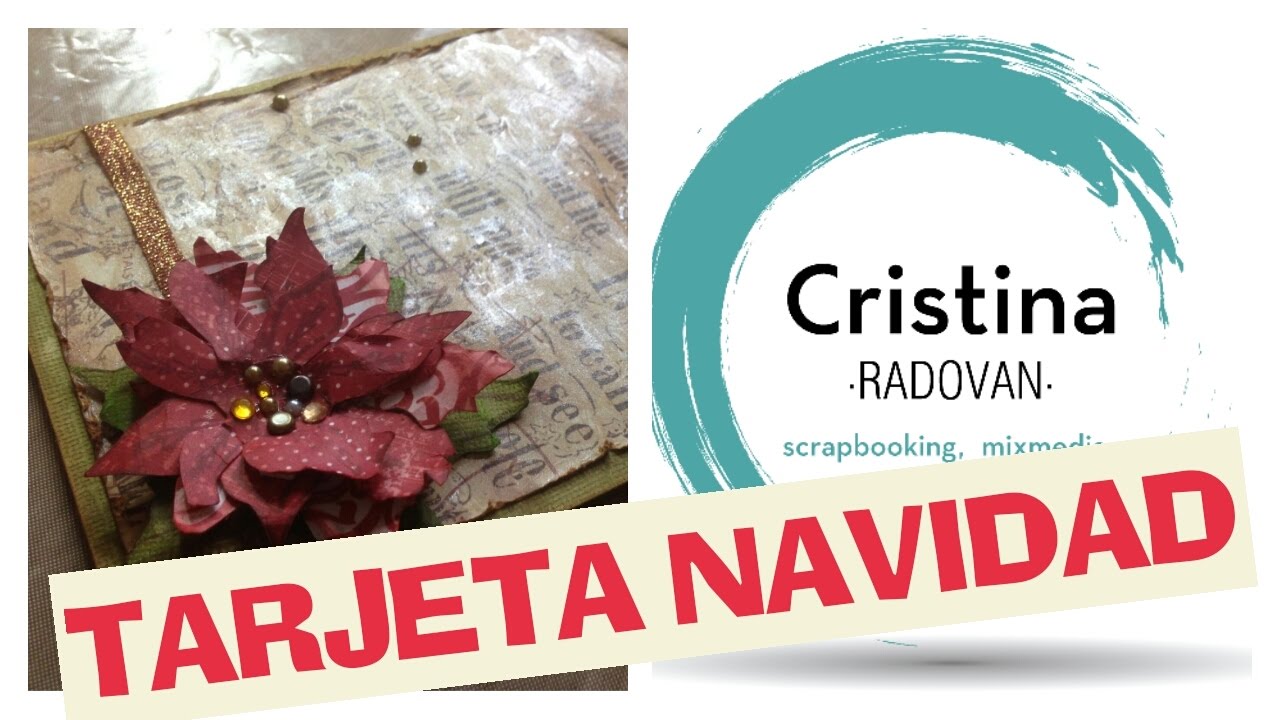 SCRAPBOOKING. TARJETA NAVIDEÑA. TIPS SCRAPBOOKING.