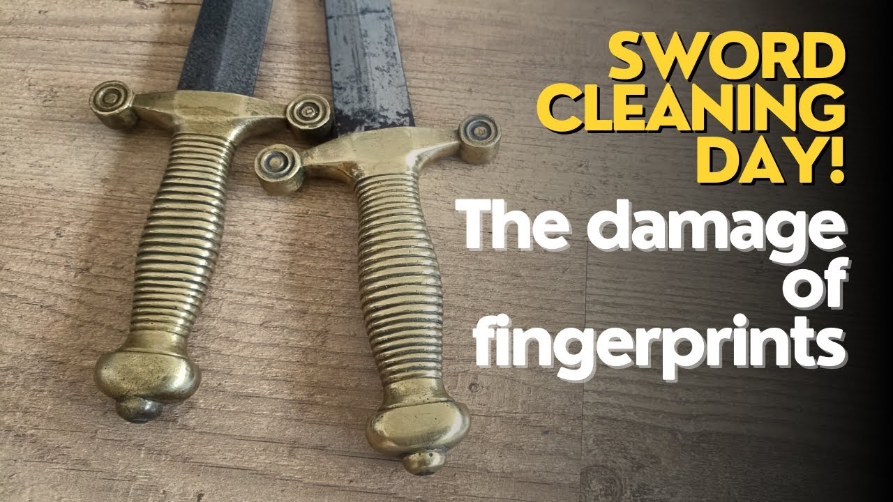 Sword maintenance tip: why you should (ALWAYS) clean your swords after touching them