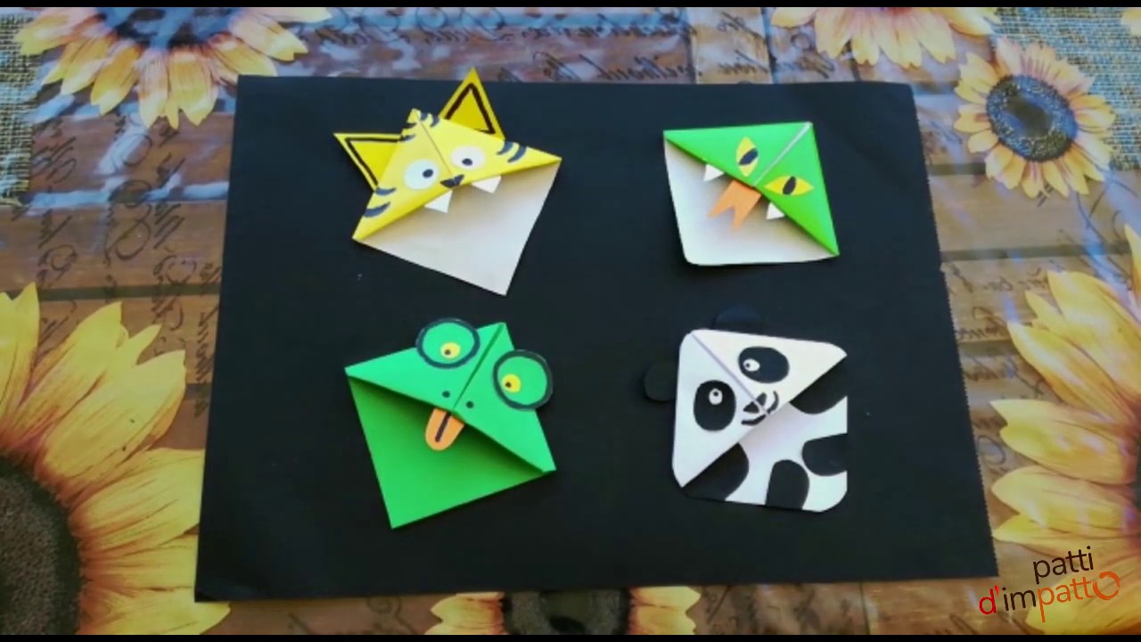 Segnalibri ad origami