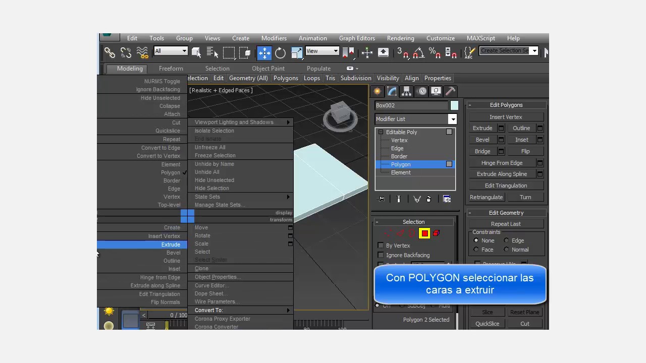 2. Connect y extruir para clase 7