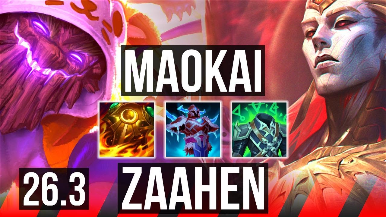 MAOKAI vs ZAAHEN (TOP) | 28K damage | EUNE Master | 26.3