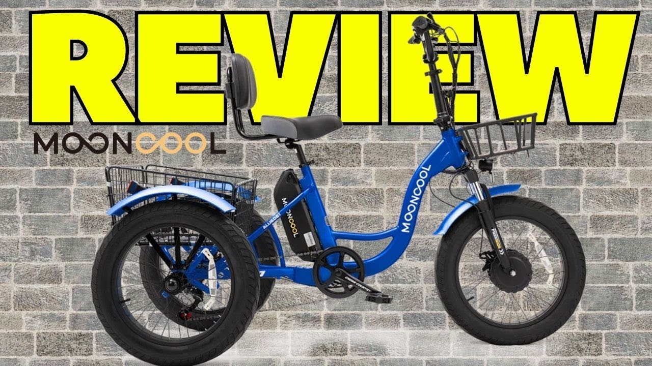 Mooncool TK1 Fat tire Tricycle test ride and review