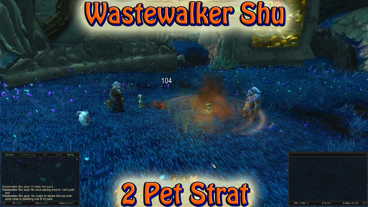 Wastewalker Shu 2 Pet Strategy