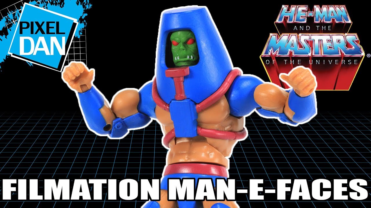 Filmation Man-E-Faces He-Man and the Masters of the Universe Figure Video Review