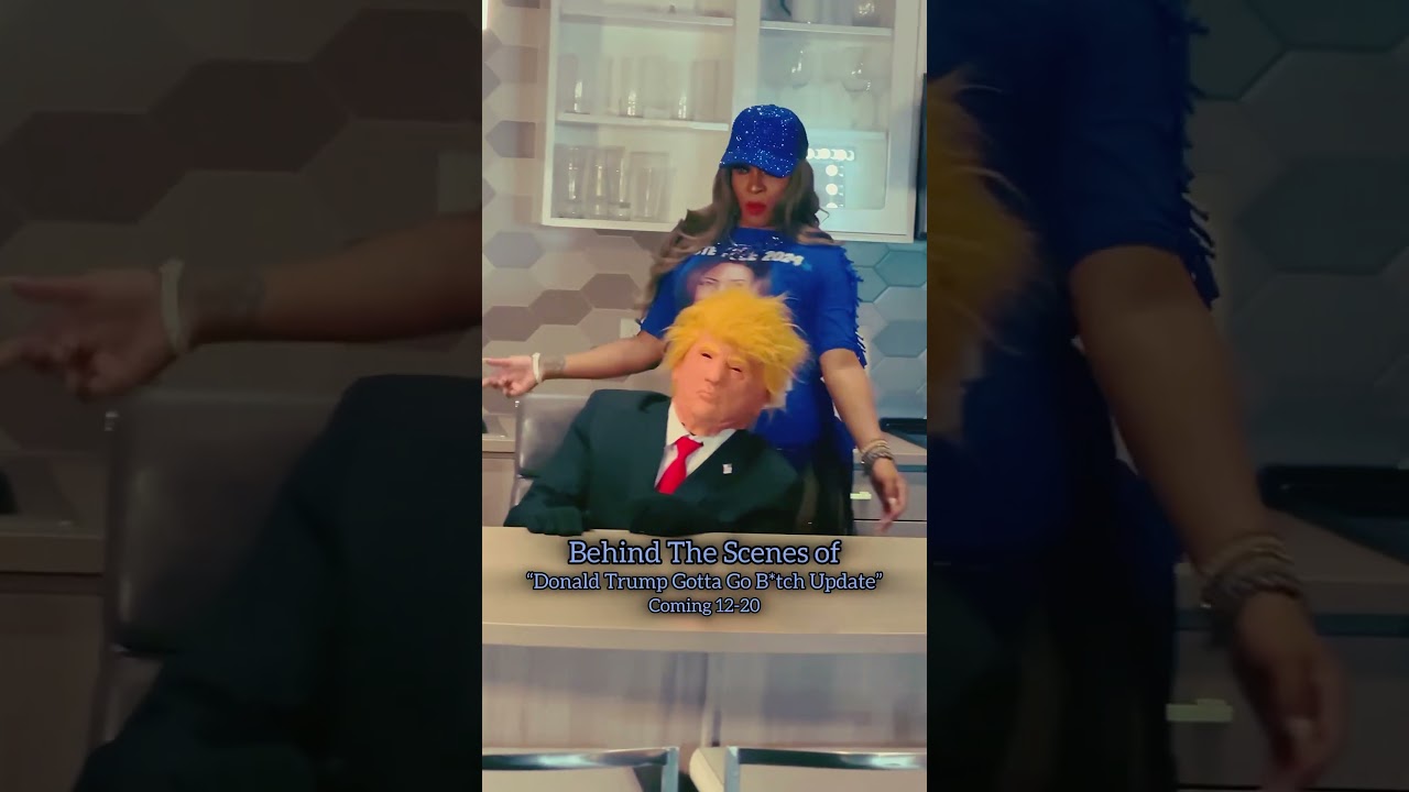 🎬 BTS of &ldquo;Donald Trump Gotta Go B*tch Update&rdquo; Music Video Coming 12-20 🎬🎥