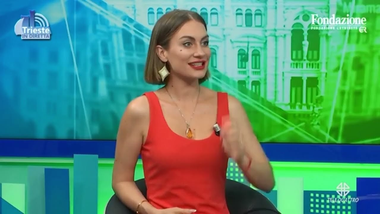 Nikita assieme a Puntino e il Team di Miss Trieste a TRIESTE IN DIRETTA
