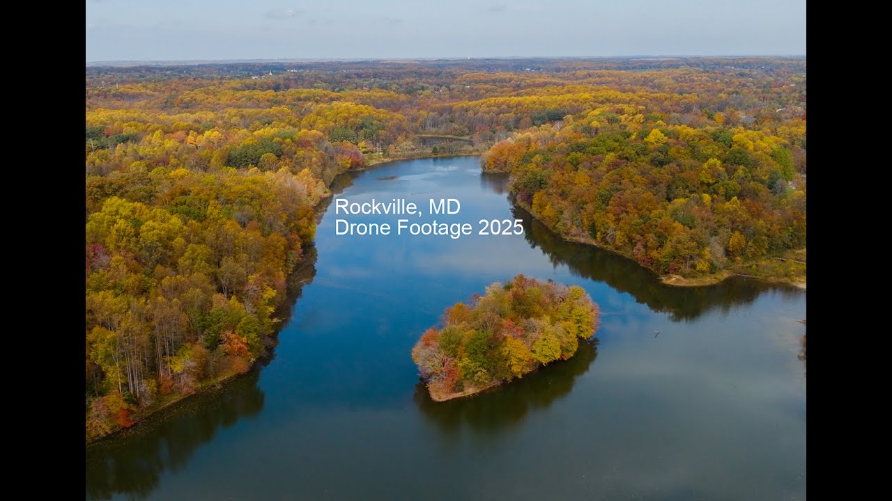 Rockville Maryland 2025 Drone Footage 4K