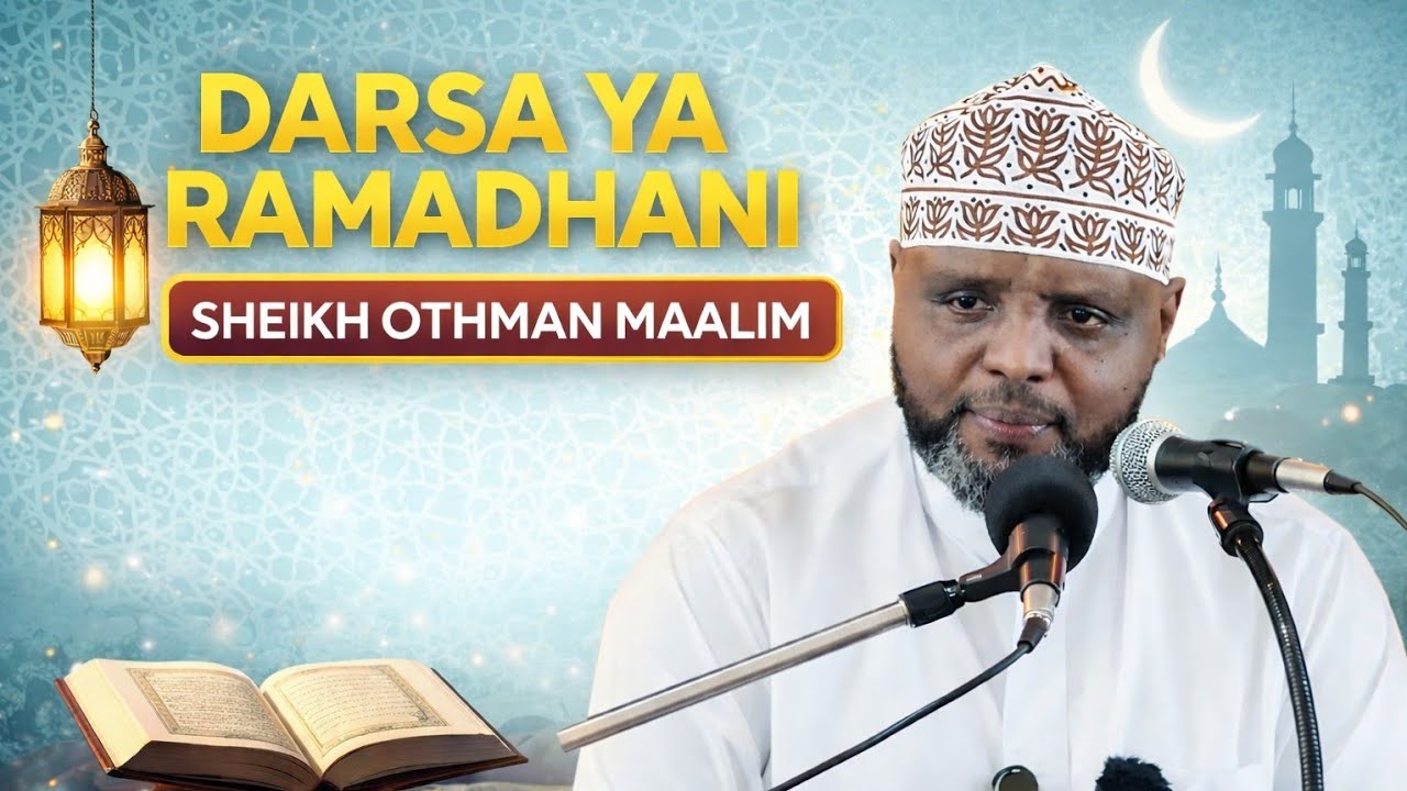 🔴LIVE: DARSA YA RMADHANI YA TATU KUTOKA MASJID NOOR MUHAMMAD