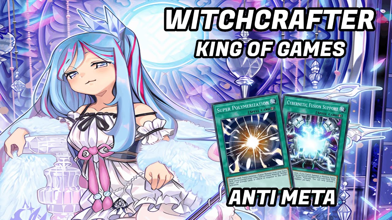 Witchcrafter King of Games vs Meta || Yu-gi-oh Duel Links