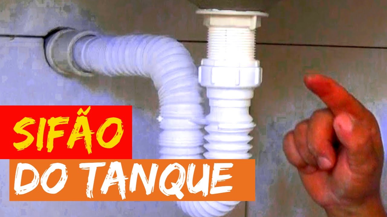 COMO INSTALAR O SIF&Atilde;O DO TANQUE DE LAVAR ROUPA